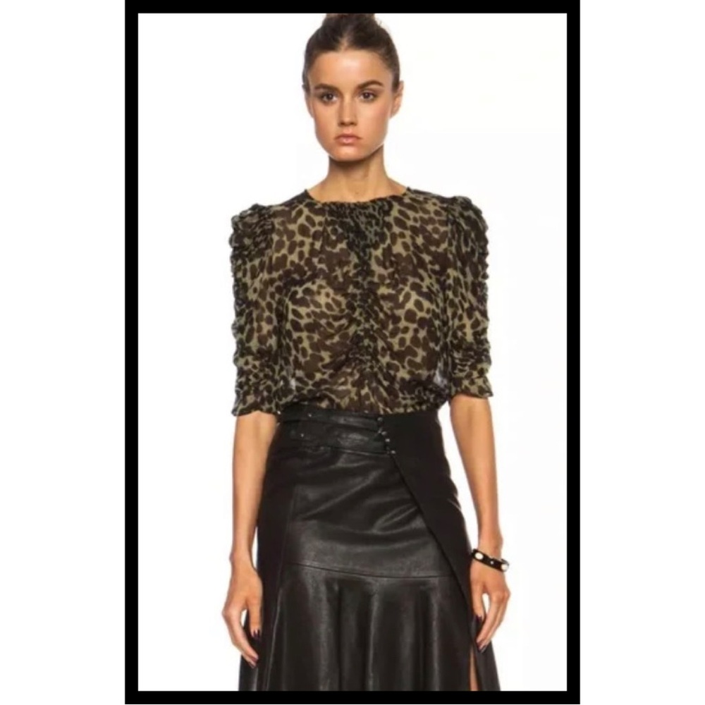 Isabel Marant Leopard Print Top
